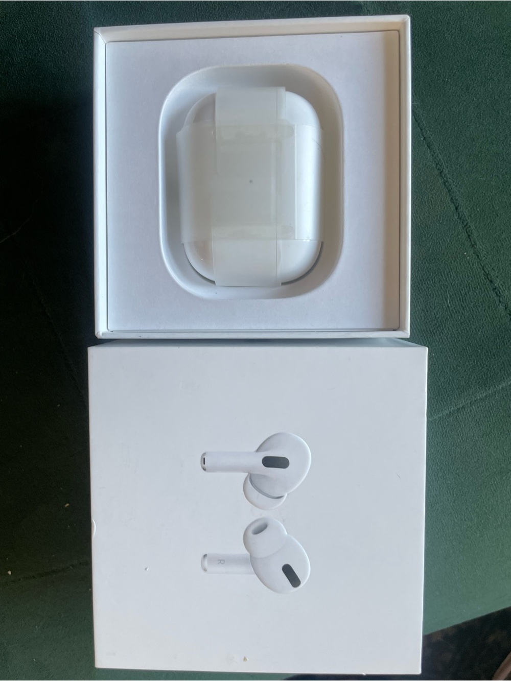 Apple AirPods Pro with Charging Case, Original Box and Leather Cover